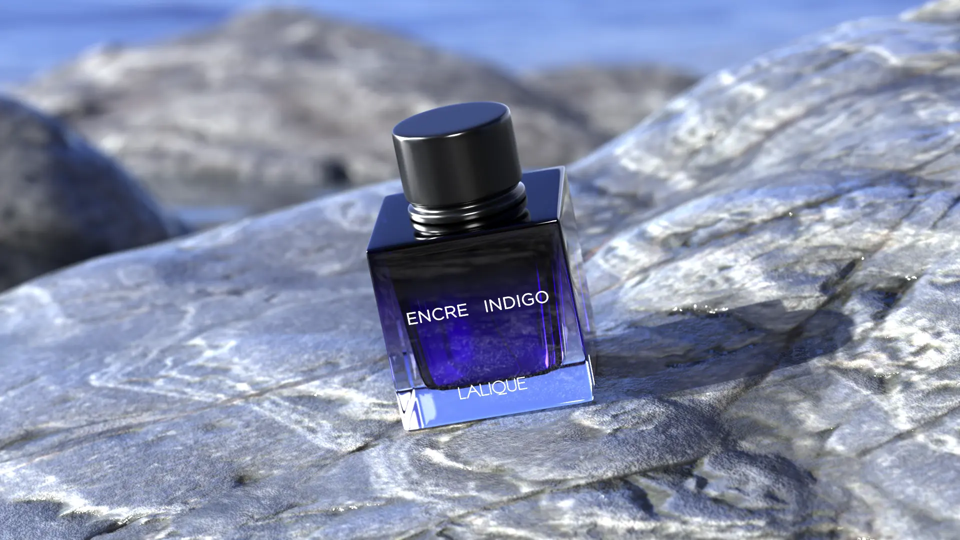 Lalique Encre Indigo Nature Render